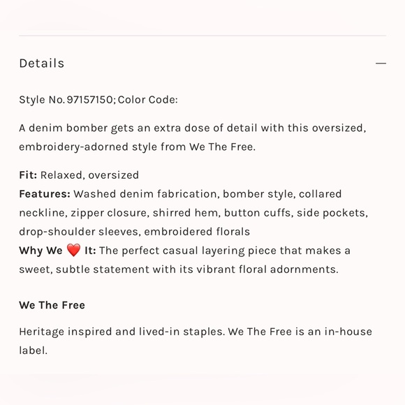 We The Free people Dusty Trails Jacket - Picture 6 of 8